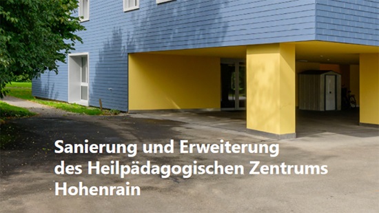 Hauseingang Internatsgebäude