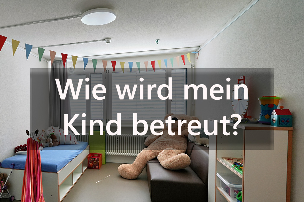 Symbolbild eines Inernatzimmers mit Bett und Sofa zum Thema "Wie wird mein Kind betreut"