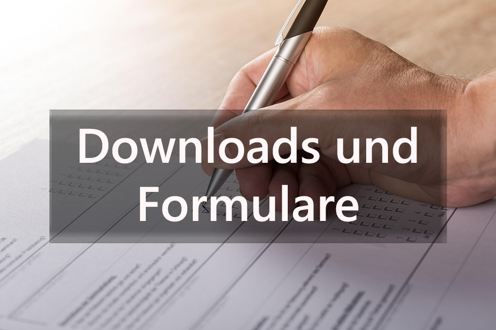 Symbolbild eines Formulars zum Thema "Downloads und Formulare"